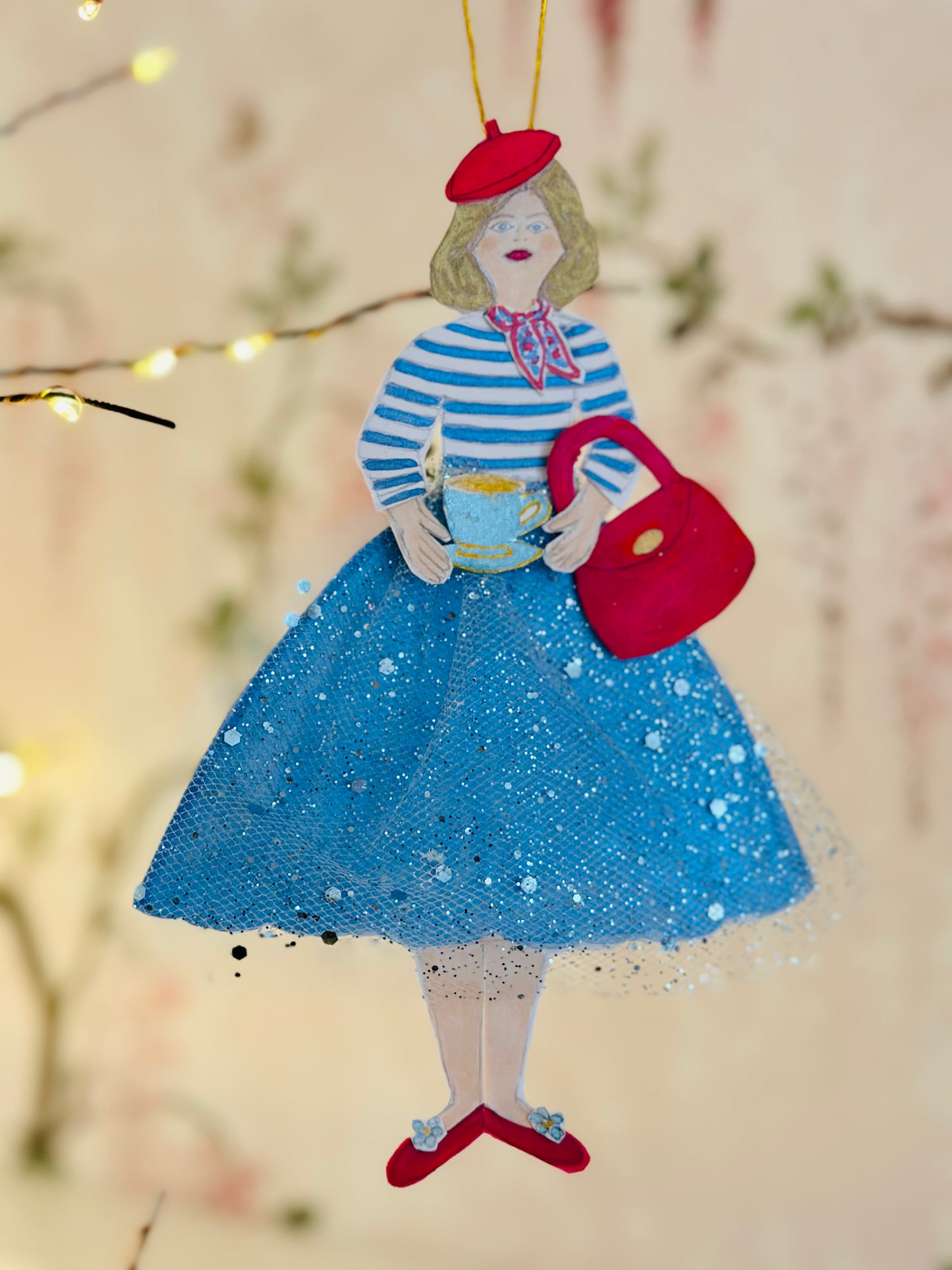 Vintage Style Paper Doll