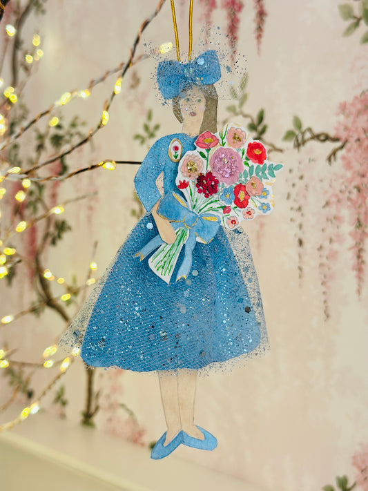Vintage Style Paper Doll